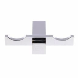 Italia Sorrento Double Robe Hook in Polished Chrome thumbnail 2