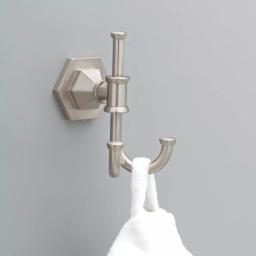 Delta Grandover Towel Hook in SpotShield Brushed Nickel thumbnail 2