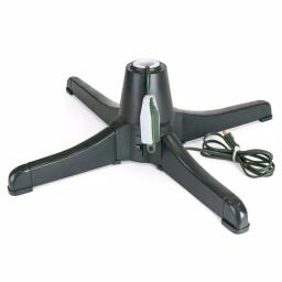 Best Choice Products Rotating Artificial Christmas Tree Stand for Trees up to 7.5 ft, 80 lbs Capacity, 3 Built-in Outlets, Black thumbnail 1