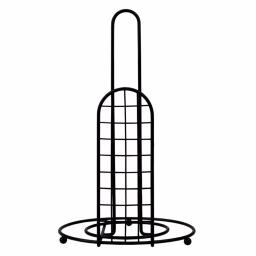 Unbranded Grid Collection Black Steel Free Standing Paper Towel Holder thumbnail 2