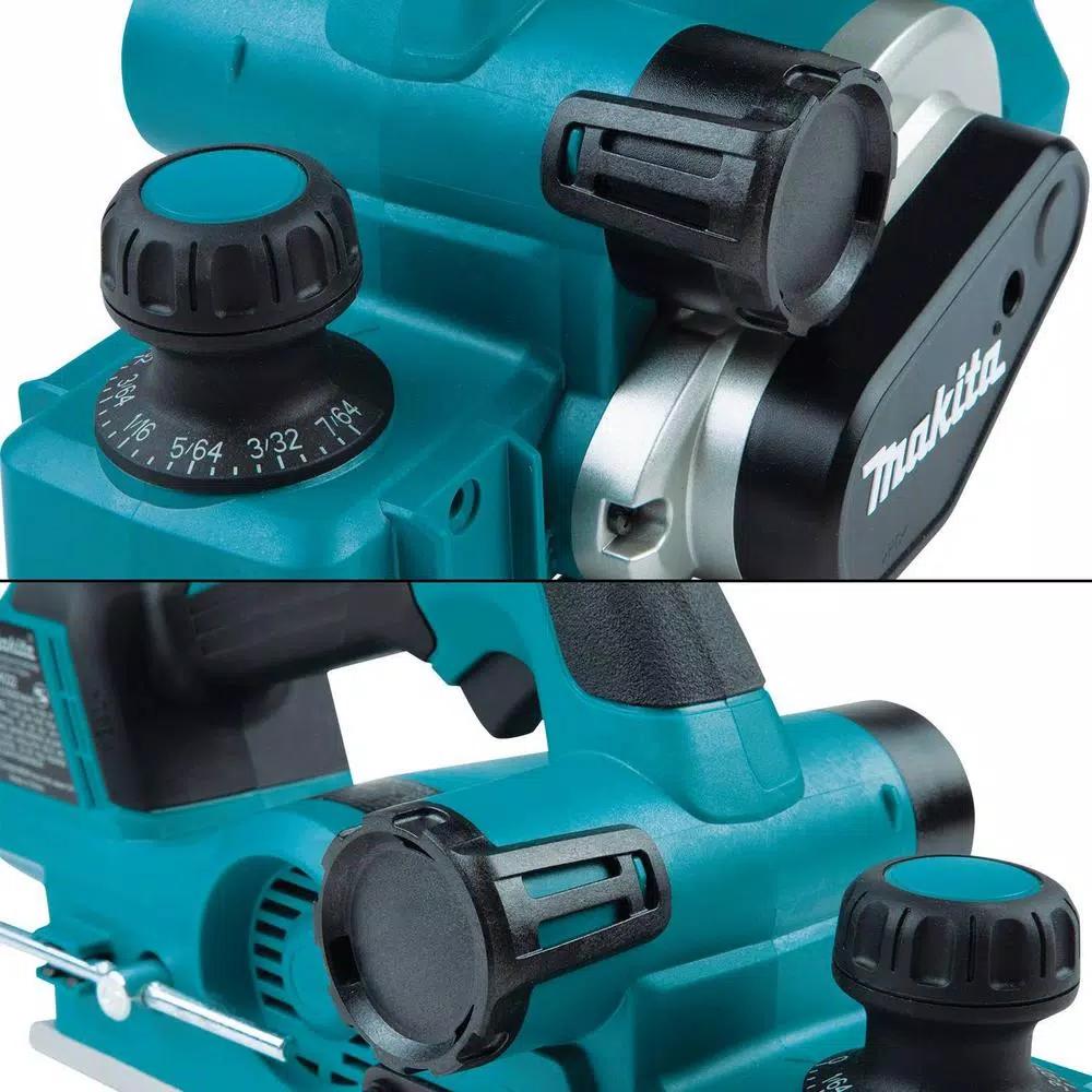 Makita 18V LXT Brushless 3-1/4 in. Cordless Planer, AWS Capable, Tool Only