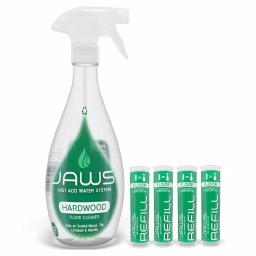 JAWS Just Add Water System Hardwood Floor Cleaner & Concentrated Refill Pods (4-Pack), 27 oz. Spray Bottle thumbnail 1