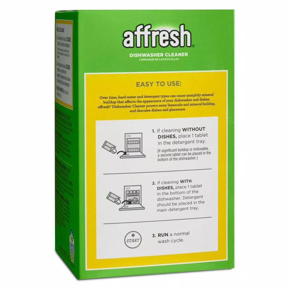 Affresh Dishwasher Cleaner Tablets, Descaler and Limescale Remover, 4.2 oz