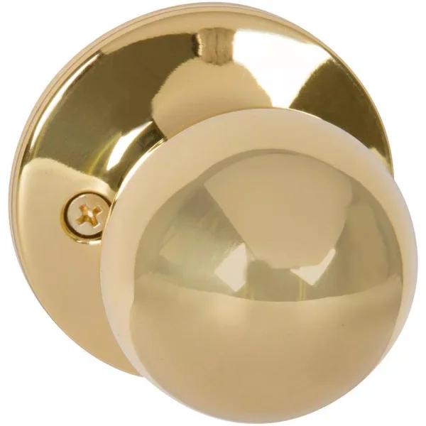 Callan Fairfield Classic Style Polished Brass Round Single Dummy Door Knob
