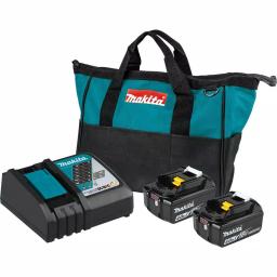 Makita 18V LXT Lithium-Ion 4.0 Ah Battery and Rapid Optimum Charger Starter Pack with Bonus Handheld Vacuum thumbnail 9