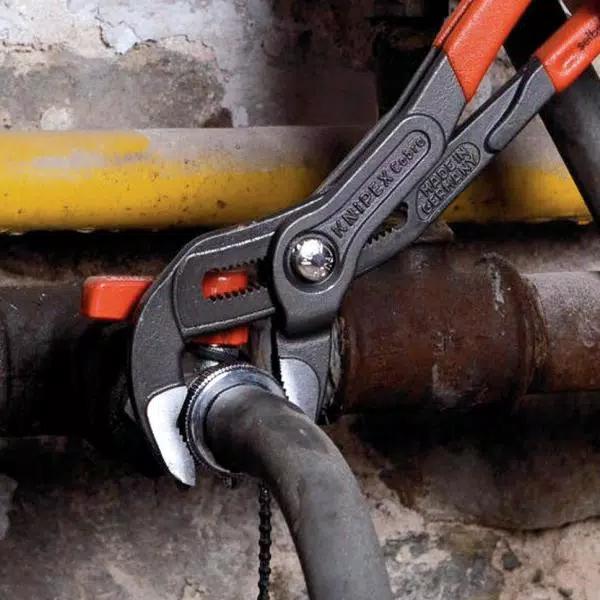 KNIPEX Cobra Water Pump Pliers 5-Piece Set with Polyester Tool Roll