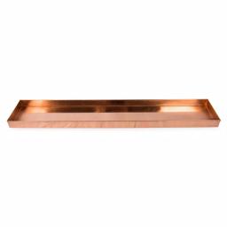 Achla Designs 29 in. Long Copper Plated Stainless Steel Decorative Serving Tray thumbnail 4