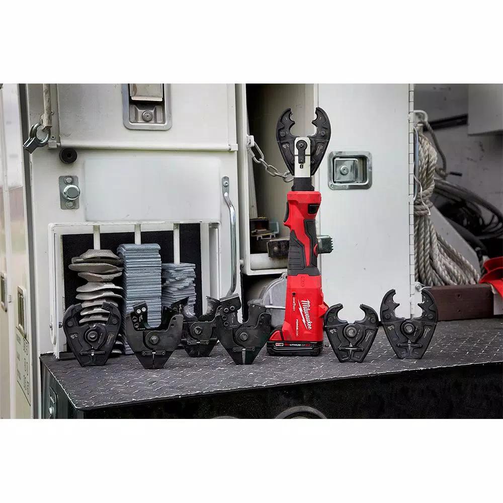 Milwaukee M18 FORCE LOGIC 6-Ton Cordless Utility Crimping Kit with O-D3 Jaw