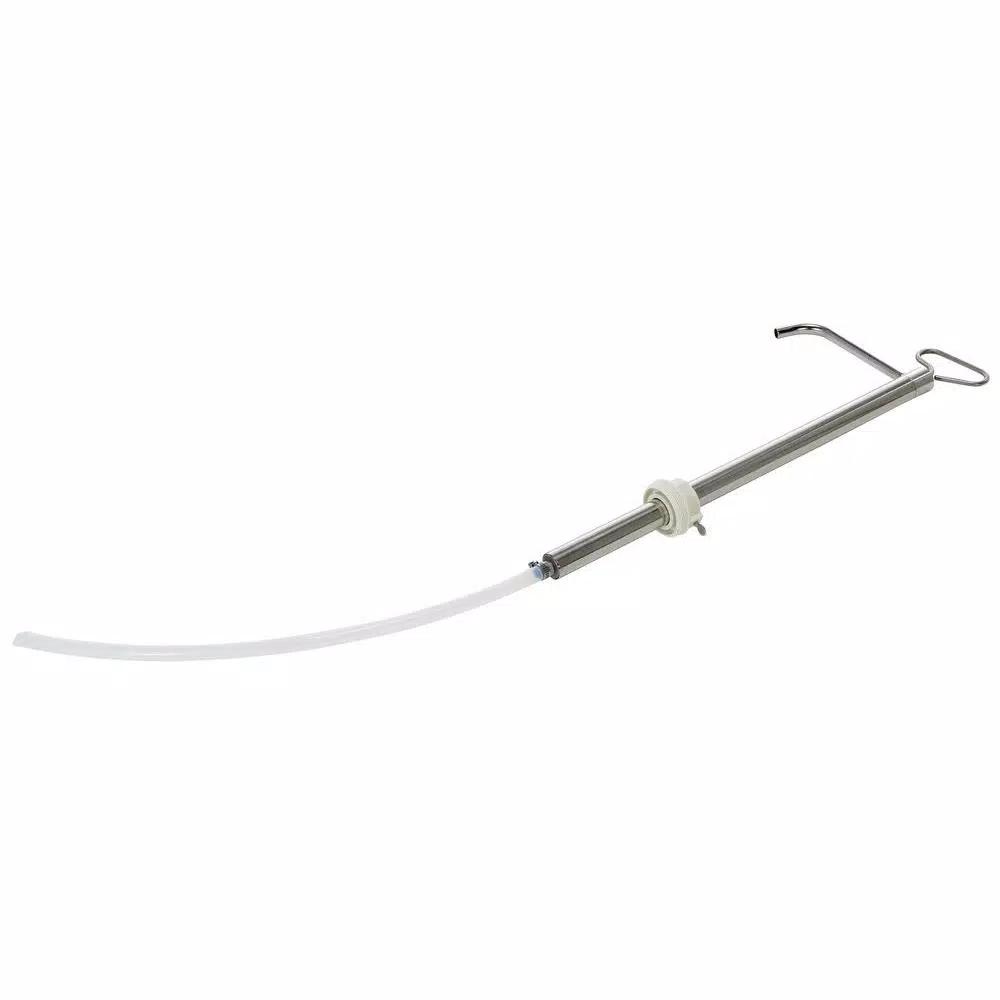 Vestil Stainless Steel 316 Piston Pail Pump for 5 Gallon Pails, 1 in. Bung Size