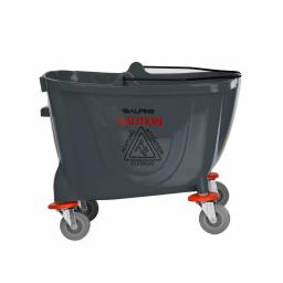 Alpine Industries 36 Qt. Mop Bucket with Side Press Wringer, Gray thumbnail 7