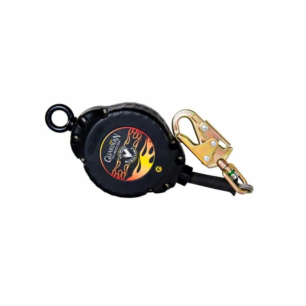 Guardian Fall Protection Velocity Small Block Self Retracting Lifeline, 3/16 in. x 20 ft. Galvanized Cable