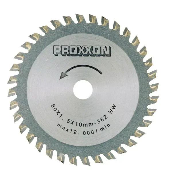 Proxxon 80 mm 36-Teeth Carbide Tipped Multi-Purpose Saw Blade