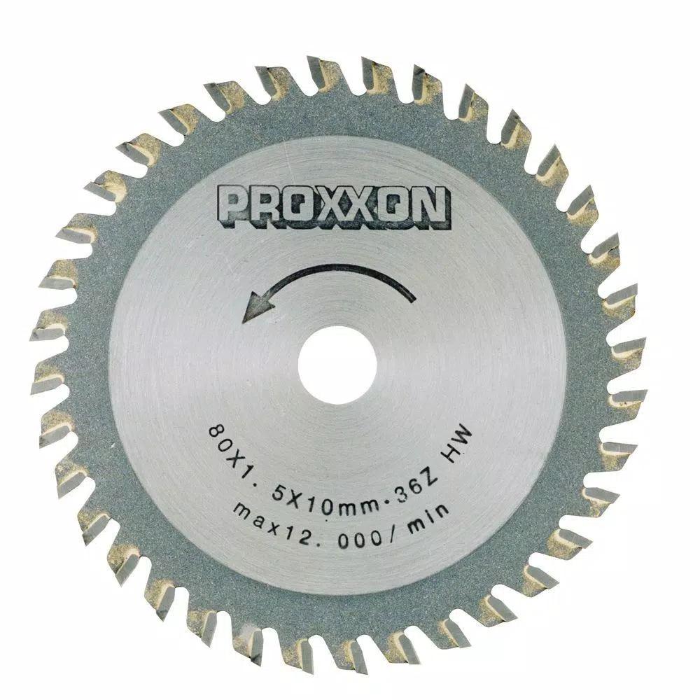 Proxxon 80 mm 36-Teeth Carbide Tipped Multi-Purpose Saw Blade