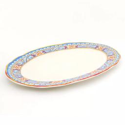 Euro Ceramica Duomo 18 in. Oval Stoneware Platter thumbnail 2
