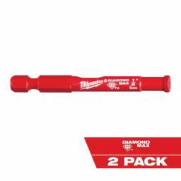 Milwaukee Diamond MAX Hole Saw Set, 2-Piece, 1/4 in. Hex Shank for Tile, Stone, and Glass thumbnail 1