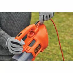 BLACK+DECKER 9 Amp Corded Electric Axial Handheld Leaf Blower, 450 CFM, 140 MPH thumbnail 4