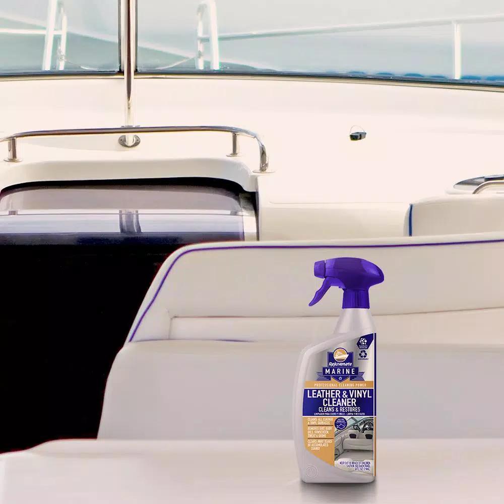 Rejuvenate Marine 24 oz. Leather and Vinyl Cleaner with Nano Technology
