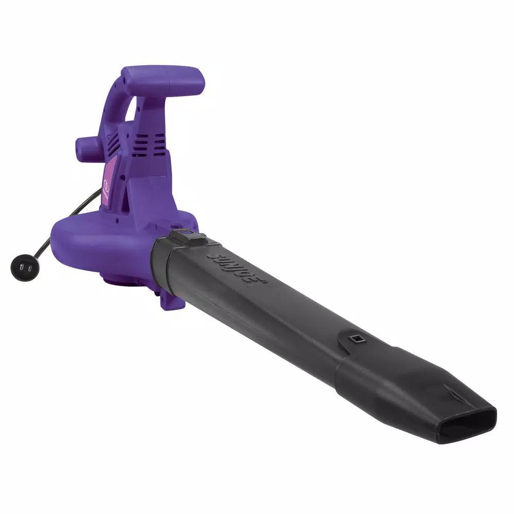 Sun Joe Blower Joe SBJ606E 4-in-1 Electric Handheld Blower, Vacuum, Mulcher & Gutter Cleaner, 250 MPH, 14 Amp