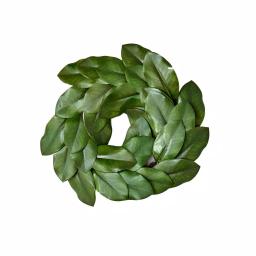 Worth Imports 20 in. Magnolia Leaf Wreath, Artificial Greenery on Natural Twig Base thumbnail 1