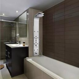 AKDY 65 in. Stainless Steel 8-Jet Shower Panel System with Rainfall Head, Handshower & Tub Spout thumbnail 14