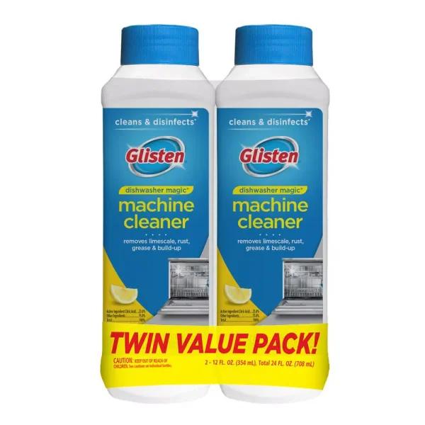 Summit Brands Glisten Dishwasher Magic Cleaner and Disinfectant, 12 oz, 6-Pack