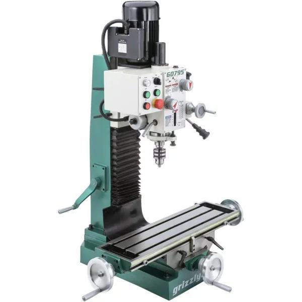 Grizzly Industrial Grizzly Heavy-Duty Benchtop Mill/Drill with R-8 Spindle and 1 HP Motor