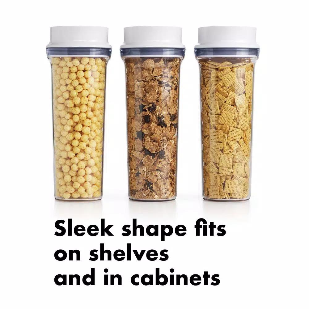 OXO Good Grips POP 3-Piece Cereal Dispenser Set, Airtight Dry Food Storage