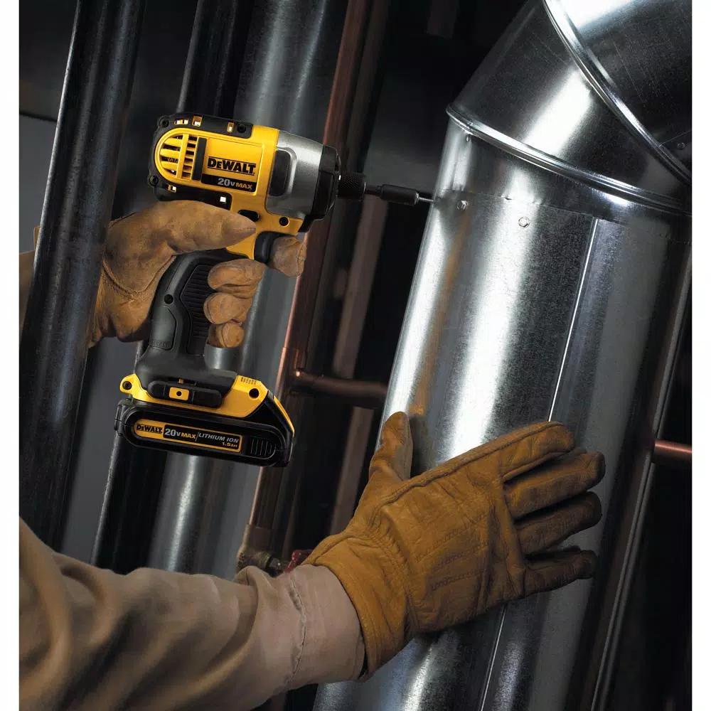 DEWALT 20V MAX 16-Gauge Cordless Angled Nailer Kit with Bonus 1/4 in. Cordless Impact Driver