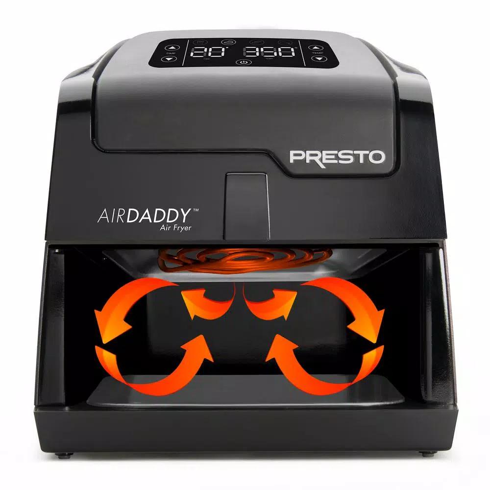 Presto Air Daddy Digital 4.2 Qt. Air Fryer, 1500W Convection Cooker with Touchscreen