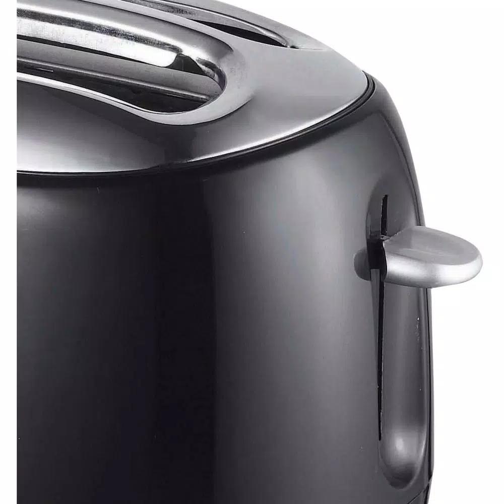 Brentwood Appliances TS-270BK Retro 2-Slice Extra-Wide Slot Toaster, Black