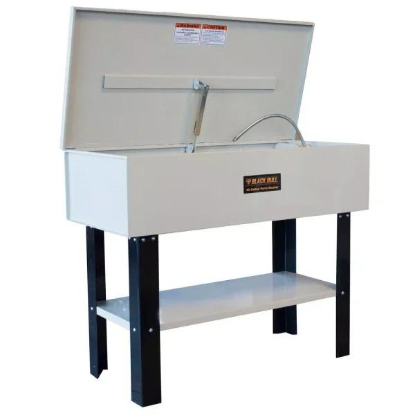 Black Bull Pro Duty 40 Gal. Parts Washer with Stand and Shelf