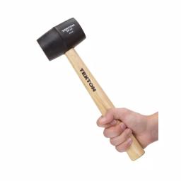 TEKTON 3-Piece Wood Handle Rubber Mallet Set (8, 16, 32 oz.) thumbnail 4