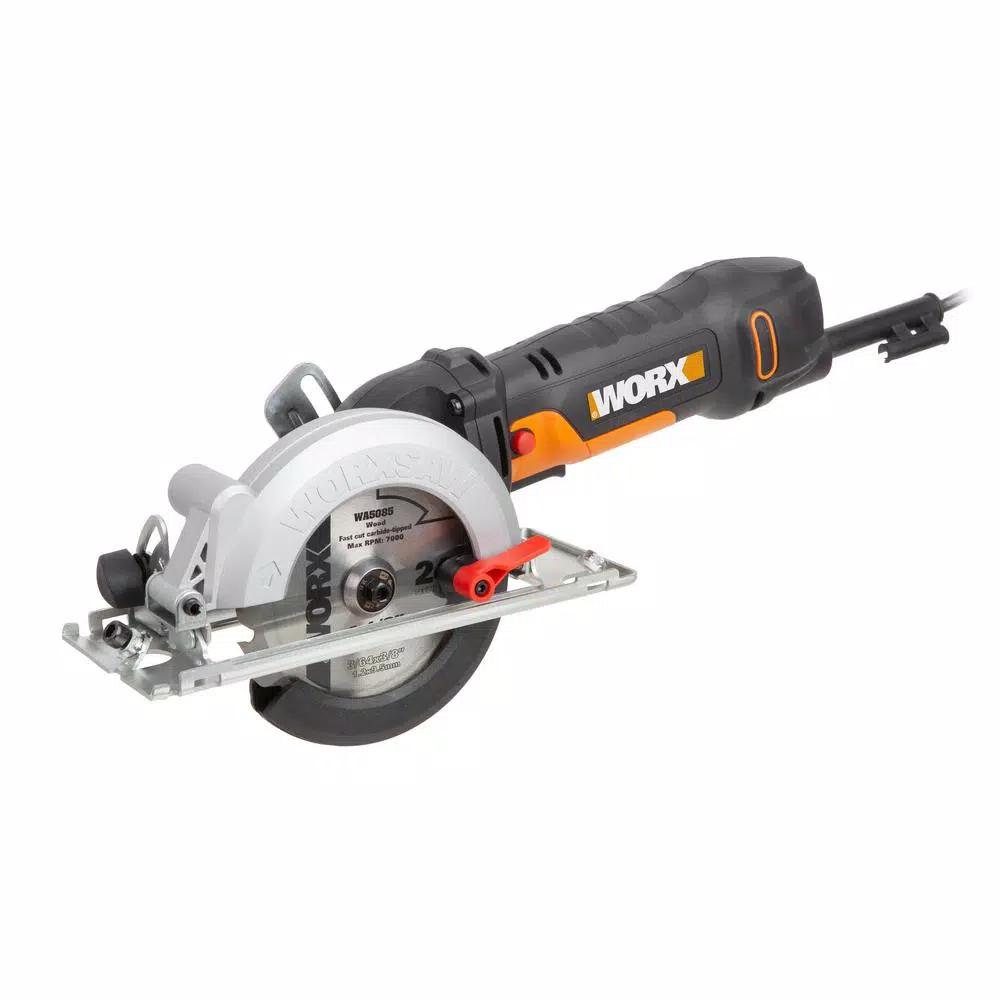 WorxSaw 4.5 Amp 4-1/2 in. Compact Corded Circular Saw