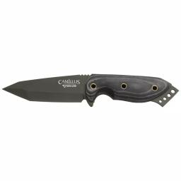 Camillus 7.75 in. Tanto Fixed Blade Knife with Carbonitride Titanium Coating and Micarta Handle thumbnail 1