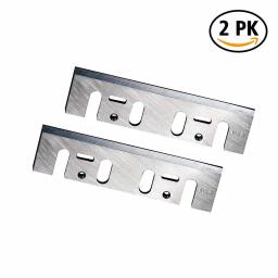 POWERTEC 6-1/8 in. High Speed Steel Replacement Planer Blades for Makita 1805B (Set of 2) thumbnail 1