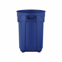 Suncast Commercial Suncast 44 Gallon Commercial Heavy Duty Resin Trash Can, Blue thumbnail 3
