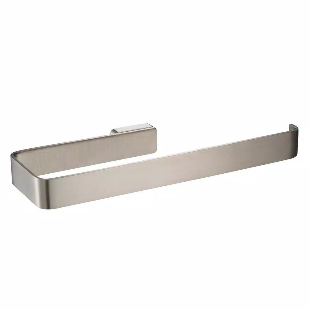 KRAUS Stelios Brushed Nickel Towel Ring - Solid Brass Hand Towel Holder