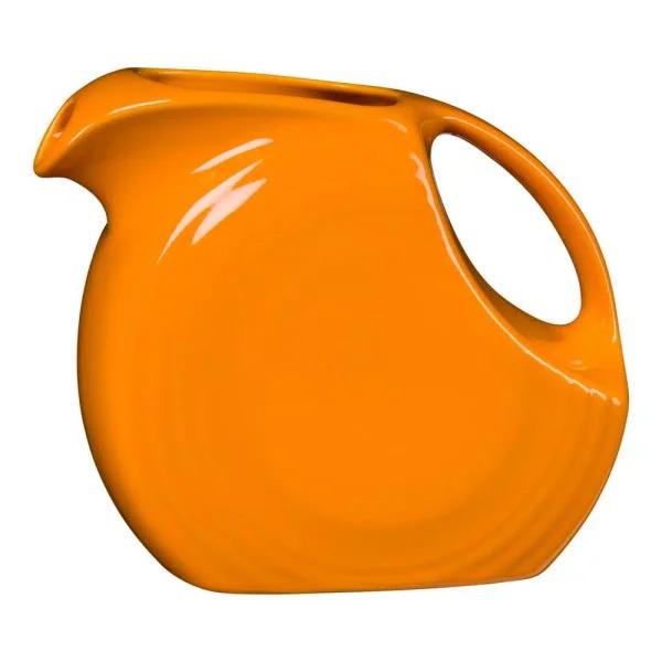Fiesta Meadow Butterscotch Ceramic Large Disc Pitcher, 67.25 oz.