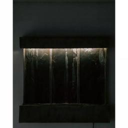Unbranded XBrand 29 in. Natural Grey Polyresin Wall Fountain with LED Light Belt for Indoor/Outdoor Use thumbnail 5