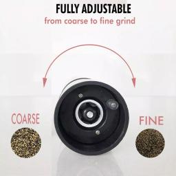 iTouchless Brushed Stainless Steel Electronic Salt and Pepper Mill Set, 2-Pack thumbnail 4