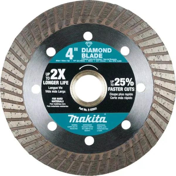 Makita 4 in. Turbo Diamond Blade for Hard Materials