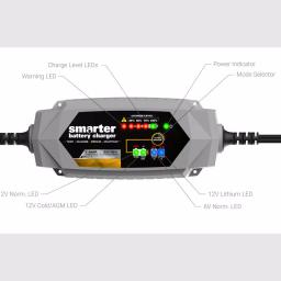 Smartech Products IC-1000 1 Amp 6V/12V Automotive Battery Charger, Maintainer, Repairer & Tester thumbnail 2