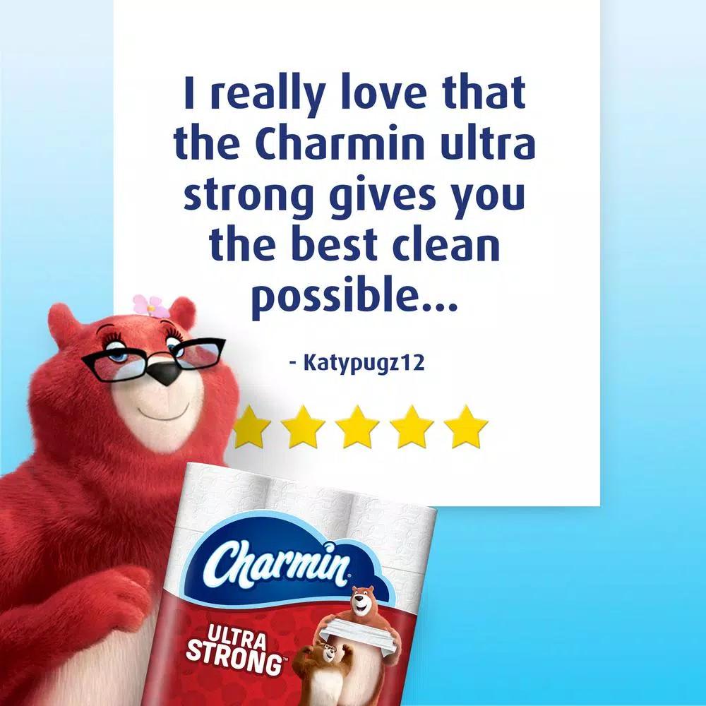 Charmin Ultra Strong 2-Ply Toilet Paper, 12 Super Mega Rolls