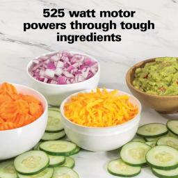 Hamilton Beach 10-Cup Food Processor, 525W, 3-Speed Grey thumbnail 5
