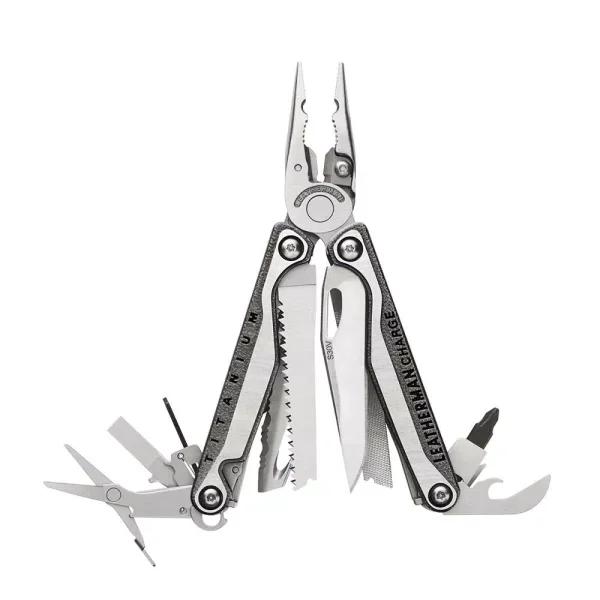 Leatherman Tool Group Charge Plus TTi Multi-Tool with S30V Steel Blade and Titanium Handles
