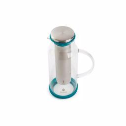Manna 5-Cup Cold Brew Coffee Pitcher, 47 fl. oz. Onyx Black with Stainless Steel Mesh Filter thumbnail 3