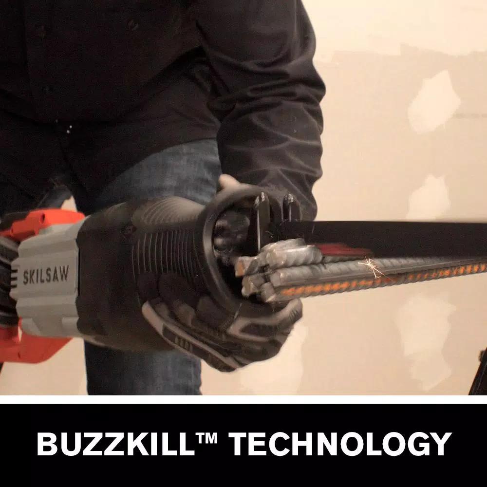 SKILSAW 15 Amp Heavy-Duty Corded Reciprocating Saw with Buzzkill Technology