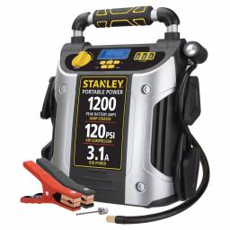 Stanley J5C09D 1200 Peak Amp Jump Starter with 120 PSI Digital Compressor and USB Power Station thumbnail 1