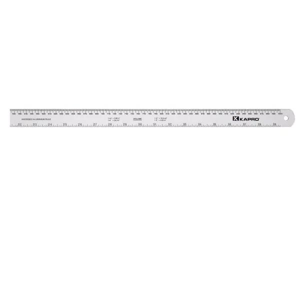 Kapro 12 in. Anodized Aluminum Ruler with Dual-Sided Conversion Table