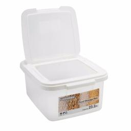 Lustroware Clear Plastic Food Storage Box 2-Piece Set with Airtight Seal thumbnail 1